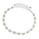 thumbnail image 5 of Cadena de cintura Zulema de metal plata con perlas para mujer, 5 of 7