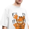 thumbnail image 2 of T-shirt Garfield Mignon pour Hommes et Femmes, Coton, Vêtements d'Été, 2 of 7