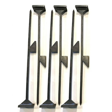Magnum Target 24in. Tall Knock-over Stands for Steel Targets - 6piece Metal Target Stand Set - STD6