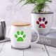 thumbnail image 5 of Pegatinas Con Estampado De Pata De Perro | 60 Piezas De Calcomanías De Vinilo Impermeables Con Estampado De Garras De Mascotas Para Botellas De Agua, Computadora Portátil, Equipaje, Taza, Computadora,, 5 of 5