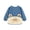 B-Blue*, variant on Wyobmus Mess Proof Baby Bib for 1-9Y Long Sleeve Bib Outfit Kids Bear Pattern Apron Dirt Proof Reverse Wearing Corduroy Baby Bib B-Yellow*