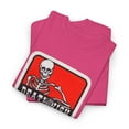 thumbnail image 3 of Benny Boys Skeleton Deathwish 2000s Skateboard Vintage Classic TShirt Print - Heliconia / M, 3 of 5