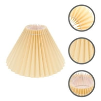 KAKOWELY 1Pcs Pleated Lampshade 11.8X6.3X6.3In for Table Lamp Accessory Warm Atmosphere