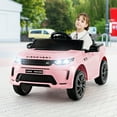 thumbnail image 2 of Gymax 12V Kids Ride On Car Licensed Land Rover Electric Vehicle w/ Remote Control Pink, 2 of 10