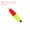 Red-Yellow 3.78 x 0.83", variant on Uxcell Fishing Bobbers Floats 2.1x0.5" EVA Spring Foam Floats Weighted Bobbers Buoy Green Yellow 10Pcs