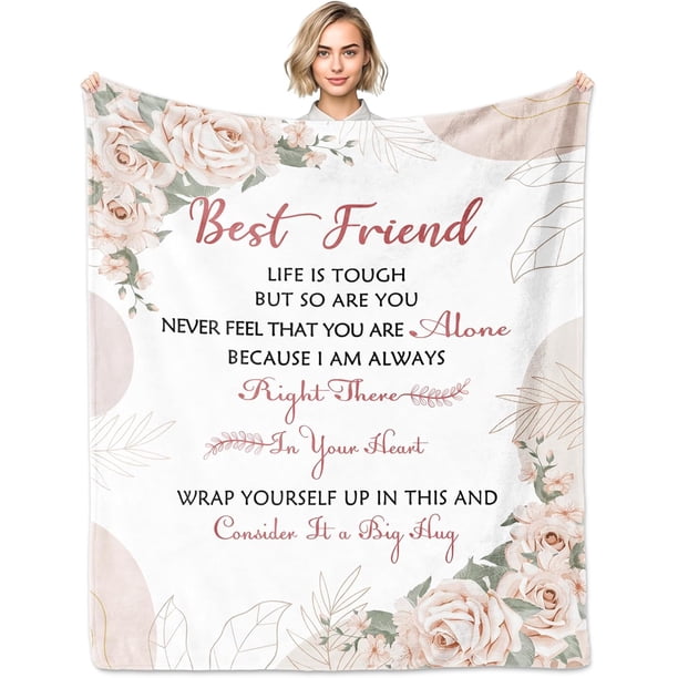 LHSHID Best Friend Birthday Gifts for Women Bestie Gifts Blanket Gifts for Best Friend Friendship Gifts for Women BFF Gifts Ideas for Mothers Day Christmas to My Friend Throw Blanket 30"x40"