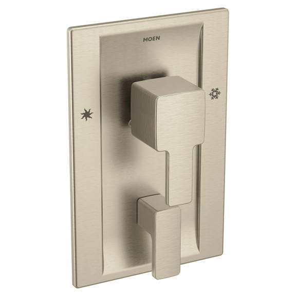 Moen TS2710 Nickel Manual 3-Modes 2-Handles Shower Valve Trim