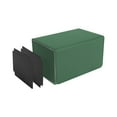 thumbnail image 2 of Caja de baraja de cartas coleccionables duradera para más de 100 cartas, estuche de juego para cartas de colección verde, 2 of 8