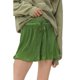 thumbnail image 3 of VISgogo, pantalones cortos sueltos elásticos informales para mujer, pantalones cortos de cintura alta plisados de Color sólido a la moda VISgogo  moda, 3 of 5