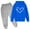B-Blue, variant on Jinhomg Holiday Outfits for Little Kids 2 Piece Boys Girls Valentine's Day Sweatsuit Casual Comfy Heart Graphic Hooded Sweatshirt with Elastic Waist Pants Sales Today Clearance Blue 3 Years
