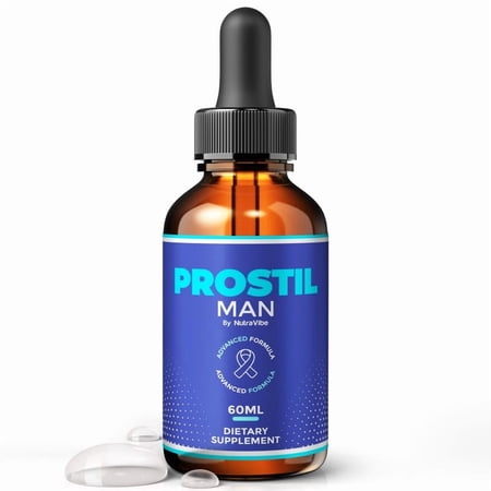 ProstilMan Drops - Official Prostil Liquid For Prostate Heath, All Natural Formula To Support Control, Energy & Overall Well-Being, Review (30 Servings)