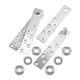 thumbnail image 2 of Bisagras de pivote de puerta, hardware de oficina de acero inoxidable 360 ​​Bisagras de puerta de madera giratoria para hogares de pared, puertas de, 2 of 8