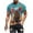 Light Blue, variant on Oversized Men's Vintage Sports T-shirts Classic Pig Print Loose Fit Sports and Fitness Performance Tops Size M(6)Gold