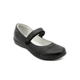 thumbnail image 4 of Balerina Escolar Dominiq para Niñas Ajuste Velcro Casuales negro 24.5, 4 of 6