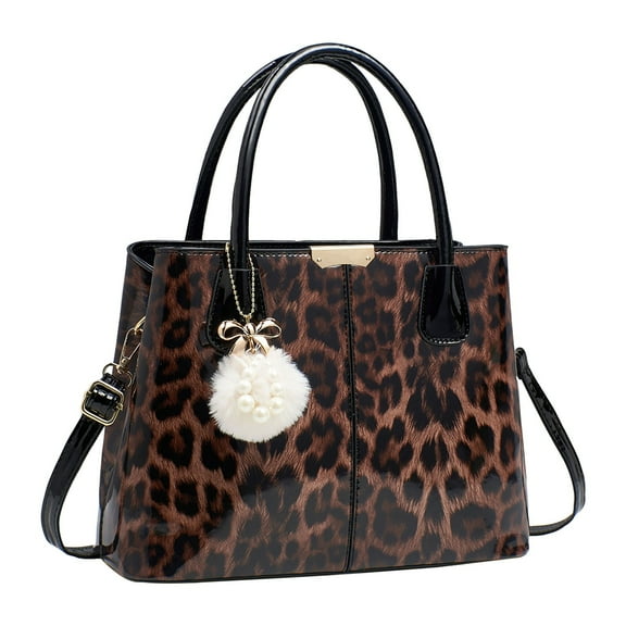 MUSOIE Womens Purses and Handbags Leopard Print Shoulder Bags Ladies Top Handle Satchel Tote Bag