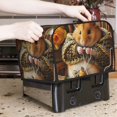 thumbnail image 7 of Pofeuu Modern Floral Guinea Pig Print Toaster Cover 4 Slice, Bread Dust Cover & Fingerprint Protection, Kitchen Small Appliance Covers(Toaster Cover), 7 of 7