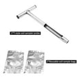 thumbnail image 2 of Romacci 12.8'' Soil Sampler Probe T-Style Handle Soil Test Kits With 2Pcs Sample Bags Steel Soil Sampling Tool For Garden Lawn Farm Field Forestry Agriculture, 2 of 6
