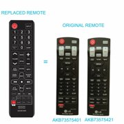 New Sound bar Replaced Remote AKB73575401 AKB73575421 for LG NB3520A