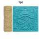 thumbnail image 1 of Rodillo de relieve de arcilla polimérica texturizada Ojo Todopoderoso de Horus - Herramienta de cerámica creativa for proyectos de primavera y verano, 1 of 4