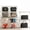 6pcs-XL, variant on Extra Large Plastic Display Case, Clear Storage Box, Dustproof Stackable Cosmetic Storage Organizer Bins Organizer with Removable Divider for Figures Toys Collectibles Car Model Boots, Clear, 6 Pack