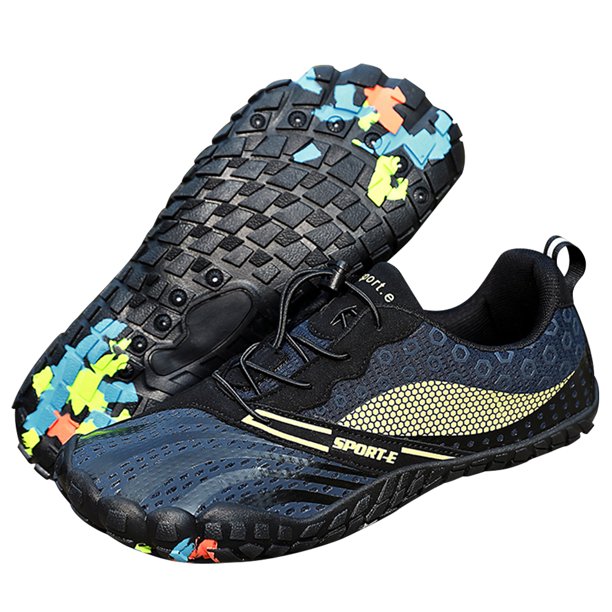 Aqua Shoes Zapatillas de buceo transpirables para caminar en el lago (azul 39)