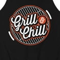 thumbnail image 3 of Instant Message - Grill And chill - Men's Jersey Tank Top, 3 of 6