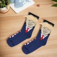 thumbnail image 4 of Calcetines Trump con pelo, calcetines de compresión faciales Trump, novedad, calcetines Trump de pelo falso 3D, calcetines de estilo callejero a la moda para hombres y mujeres, 4 of 5