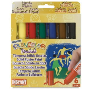 Melissa & Doug Washable Poster Paint Set (4 Colors Red, Yellow, Green, Blue)