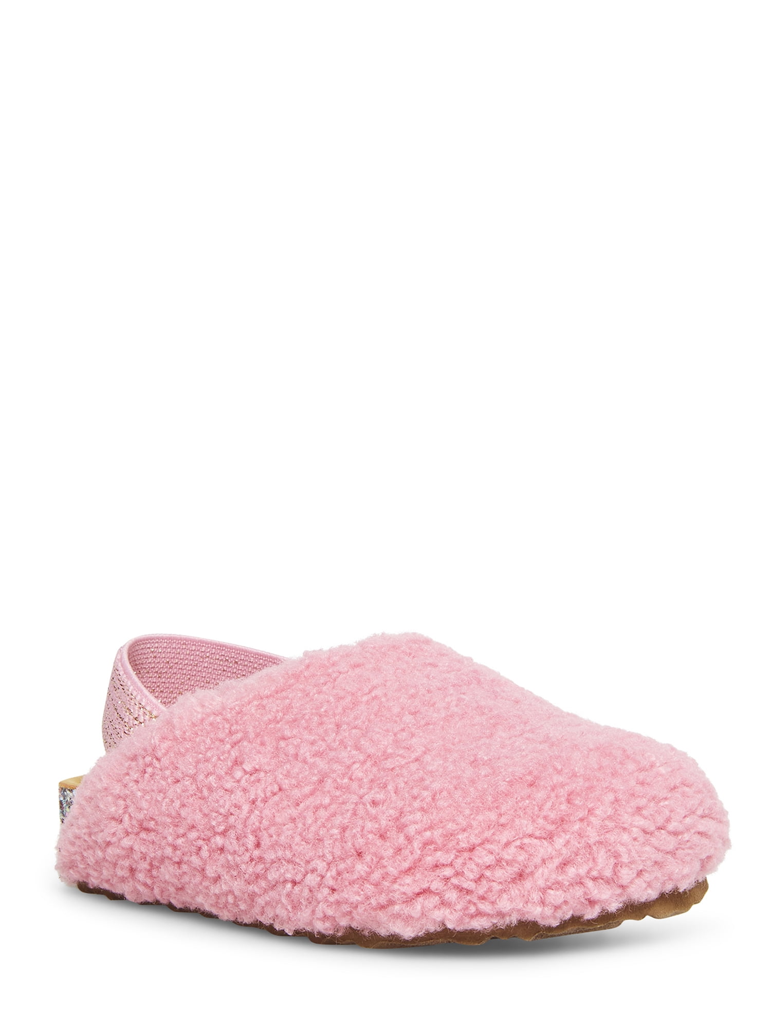 faux shearling clogs