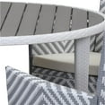 thumbnail image 2 of Cooley 5 Pc Outdoor Set-Finish:Grey/White, 2 of 2