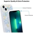thumbnail image 3 of Case for iPhone 14, Light Yellow Flower Floral Design for Women Girl Full Body Slim Soft Protective Case TPU Cover for iPhone 14 (6.1 inch), 3 of 14
