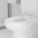 thumbnail image 2 of Tapa para asiento de inodoro redonda, cierre suave, instalación fácil y diseño cómodo, color blanco, 2 of 6