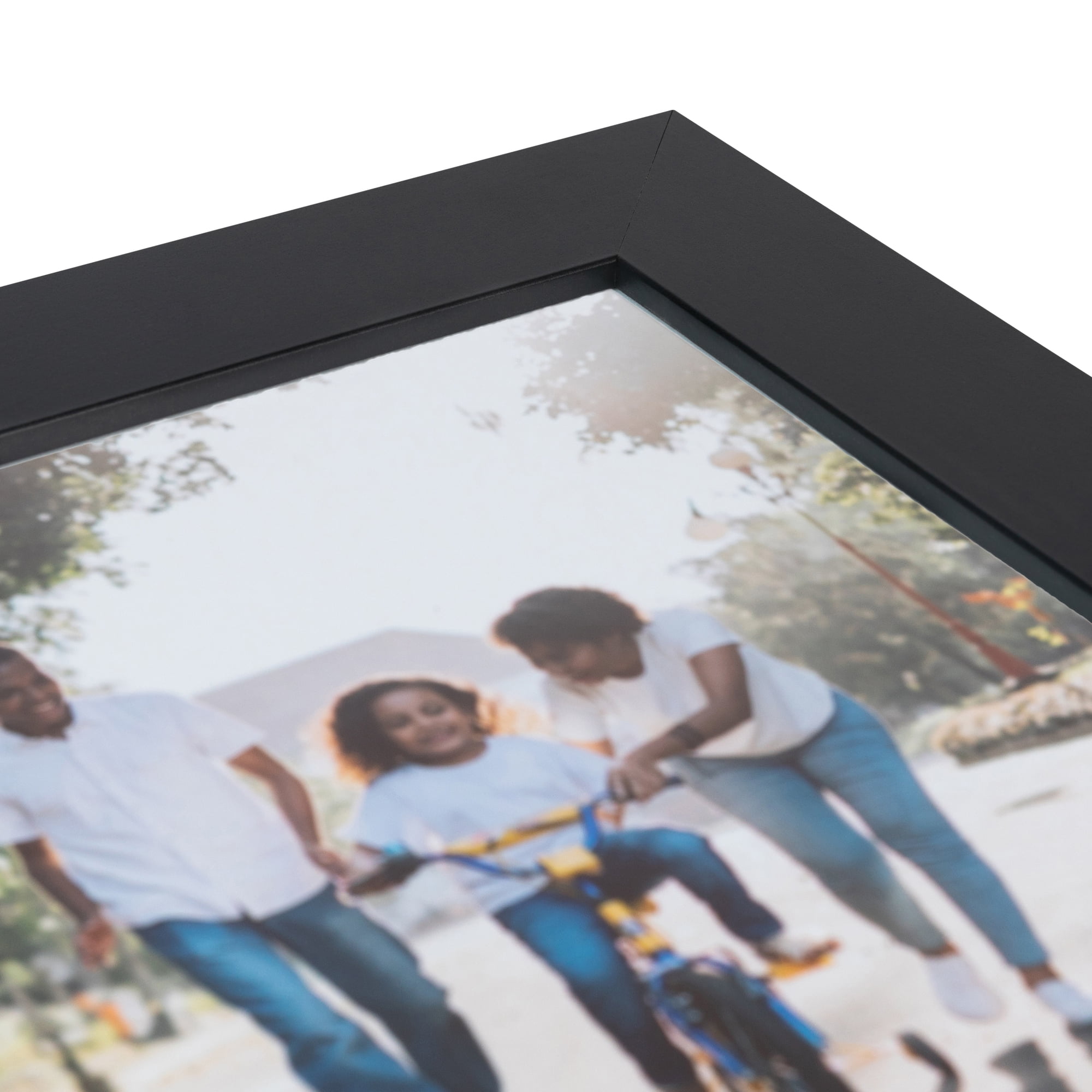 ArtToFrames 4x10 inch Black Picture Frame, Black Wood Poster Frame (4628), Size: 4 x 10