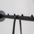thumbnail image 4 of Barra de ropa Wall Pipe Homeyeeng de metal pesado, 2 unidades, 4 of 7