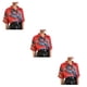 thumbnail image 4 of Camisa de playa Minnieouse hombres mujeres Abotonada manga corta dragón chino estilo étnico Rojo Type1 NO1, 4 of 6