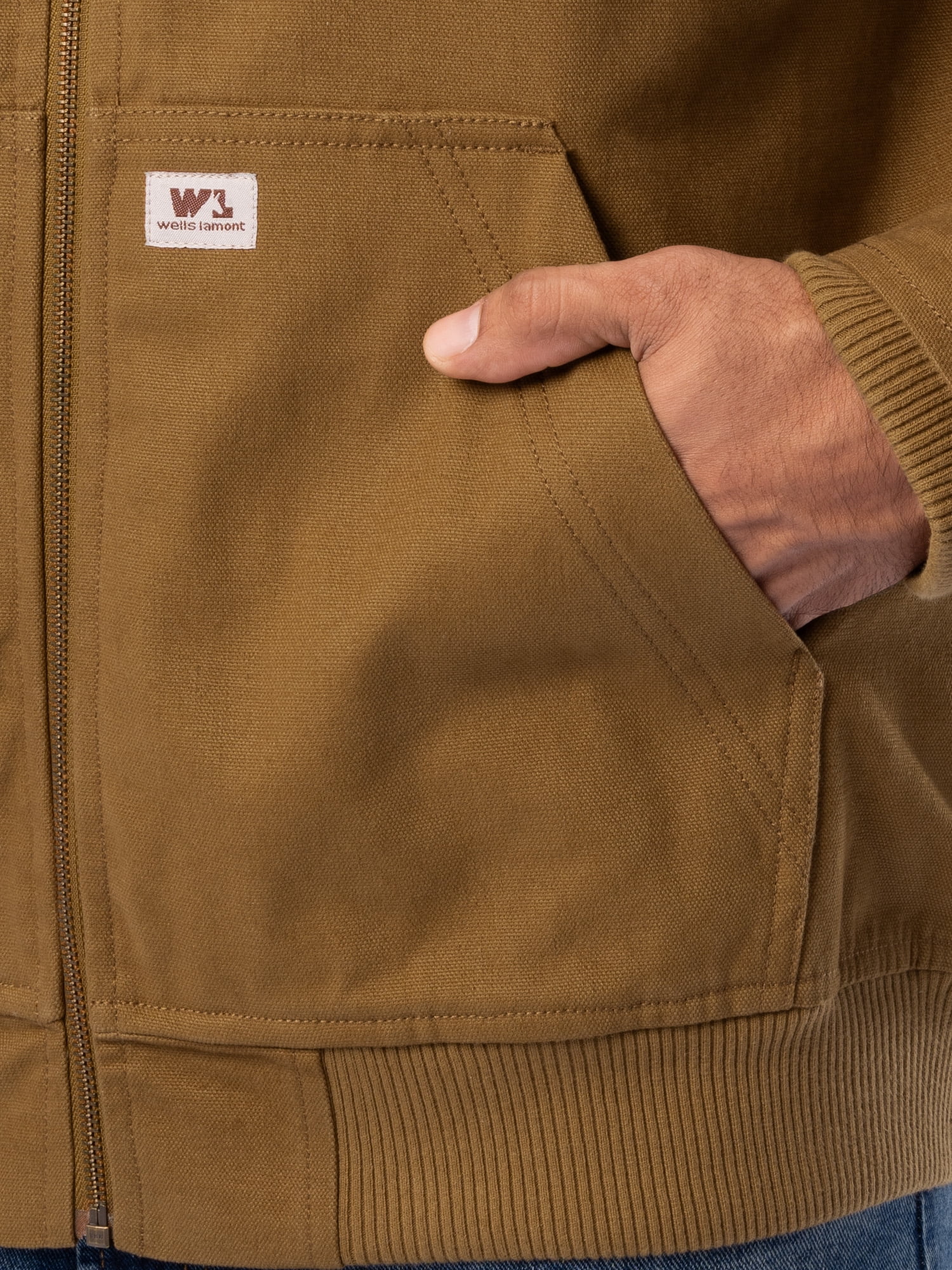 Wells Lamont Men's Workwear Insulated Duck Quilted Lined Full Zip Hoodie, Size M-3XL