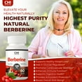 thumbnail image 3 of Chi Nutrition Berberine Supplement for Blood Sugar & Weight Loss, Berberine HCl 1200mg, 60 Capsules, 3 of 8