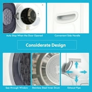 Costway 1500W Electric Tumble Compact Laundry Dryer Stainless Steel Tub 13.2 lbs