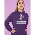 thumbnail image 2 of WWJSD Bold Statement Apparel Hoodie Women's, 2 of 4