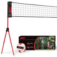 Penn Easy Fit Premium Volleyball Set with Adjustable Net and Ball