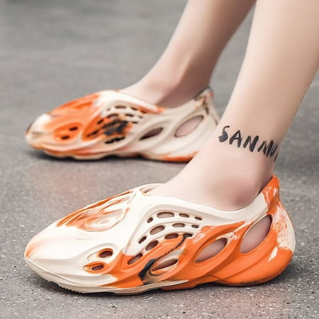 

Foam Runner Shoes Unisex Foam Runner Sneakers Pillow Cloud Shoes Slides Casual Sports Slip-On Sandals Breathable Lightweight Walking Shoes