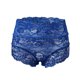 thumbnail image 4 of Gibobby Pantys para Mujer Bragas malla encaje Floral Sexy para mujer, bragas cintura alta, ropa interior ahuecada, ropa interior transparente talla grande（Azul， M), 4 of 5