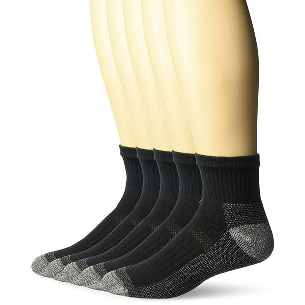 Men's Workgear Ankle Socks 5 Pack - Walmart.com