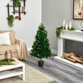 thumbnail image 5 of Nearly Natural 4' Bay Leaf Artificial Topiary Tree (Indoor/Outdoor), 5 of 5