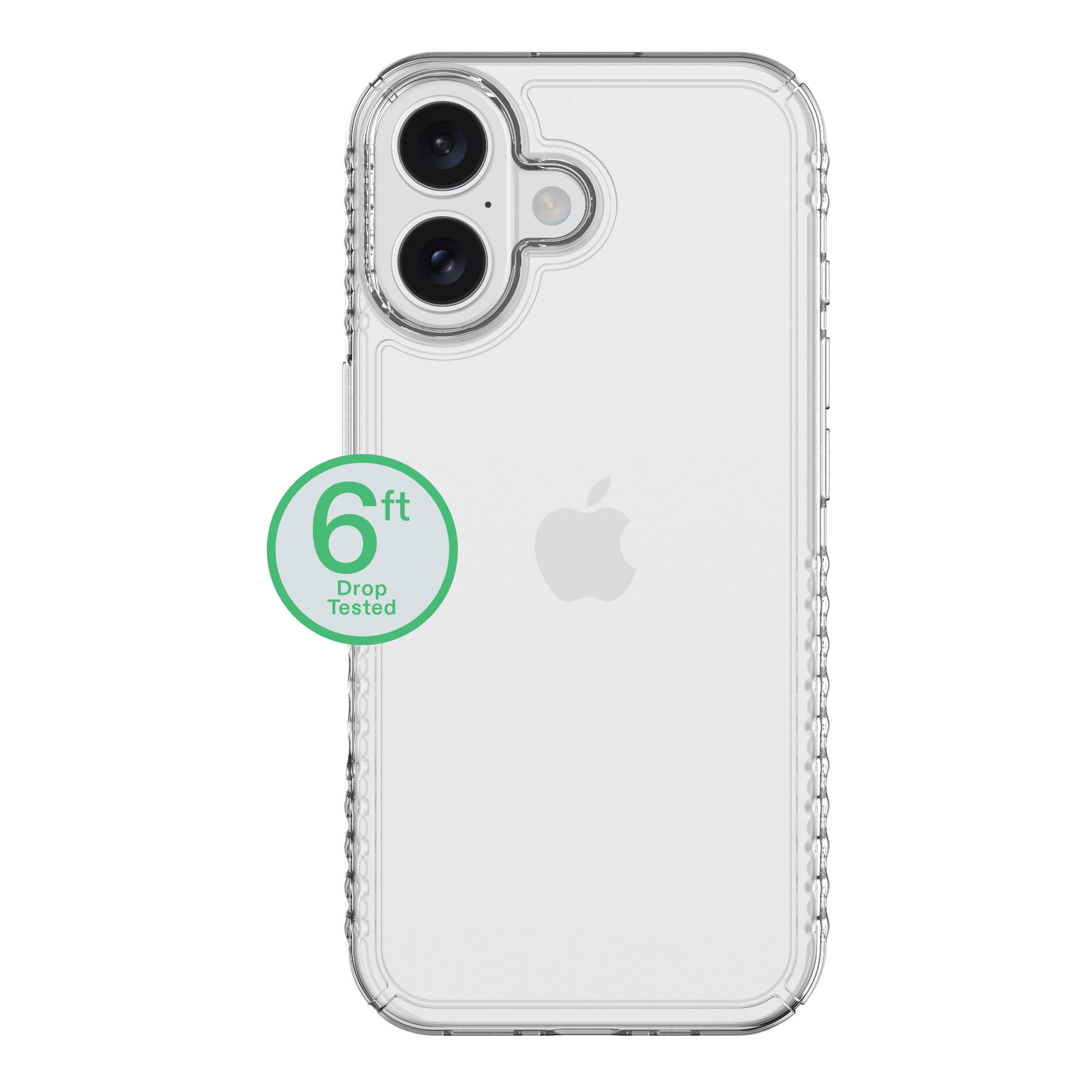 onn Protective Gel Phone Case for iPhone 17 - Clear
