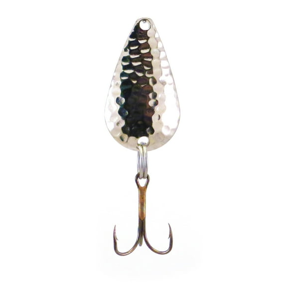 Rainbow Plastics Pot-O-Gold Steelhead Spoon Hammered Nickel