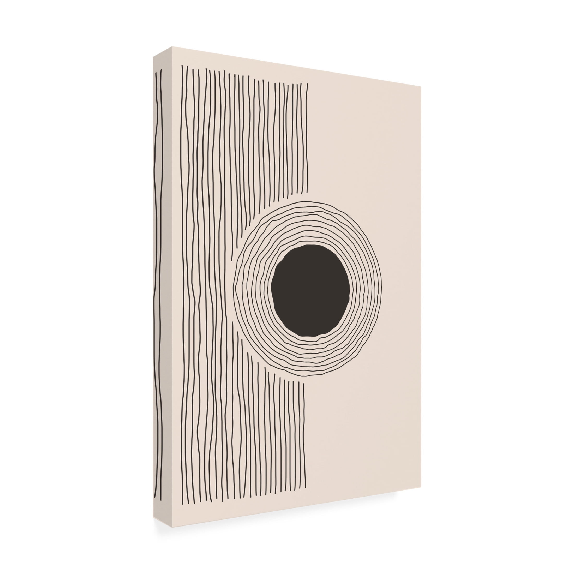 Trademark Fine Art jay stanley Minimal Circle Canvas Wall Art