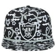 thumbnail image 2 of Men's New Era Black Las Vegas Raiders Wakey Wakey Golfer Snapback Hat, 2 of 6