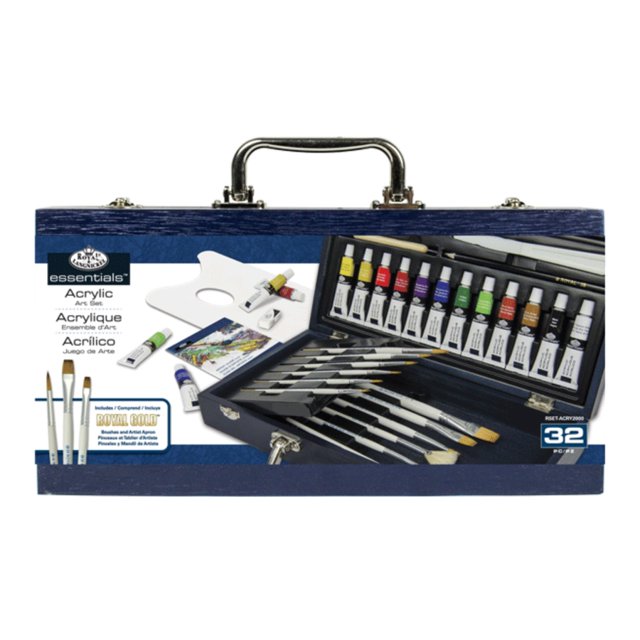 Royal & Langnickel RSET-ACRY2000 Gold Acrylic Painting Box Set