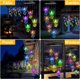 thumbnail image 5 of Carillones de viento solares, carillones de viento de ángel que cambian de color, móvil decorativo LED, luces de carillón de viento al aire libre impermeables para jardín, patio, ventana, po, 5 of 5